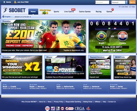 sbobet bookmaker promotions  It has a strong reputation for security and a friendly support team that is always ready to help